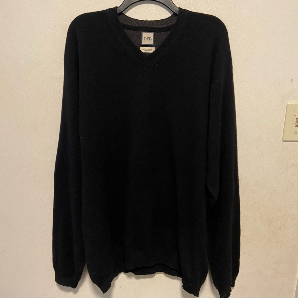 JWN Men’s Cashmere Sweater Size XL Preppy Office Business Grandpa Old Money